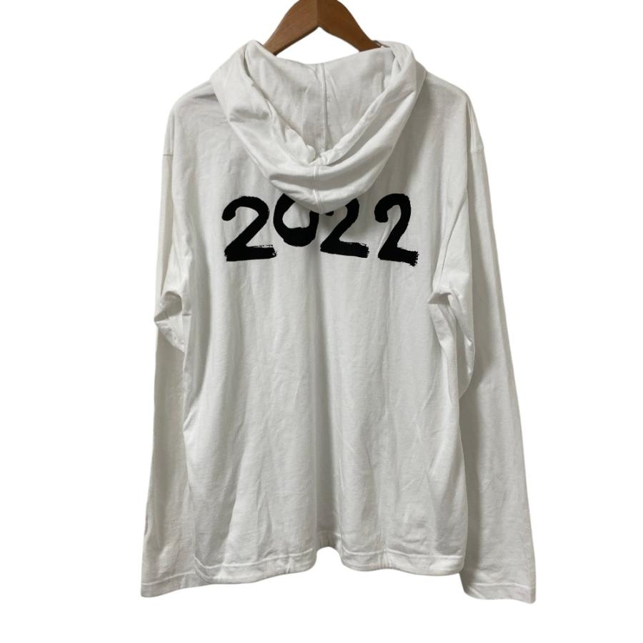 COMME des GARCONS HOMME DEUX コムデギャルソンオムドゥ 2022 パーカー DI-T003 サイズL ホワイト メンズ 古着 中古 USED COMME des GARCONS HOMME DEUX コムデギャルソンオムドゥ 2022