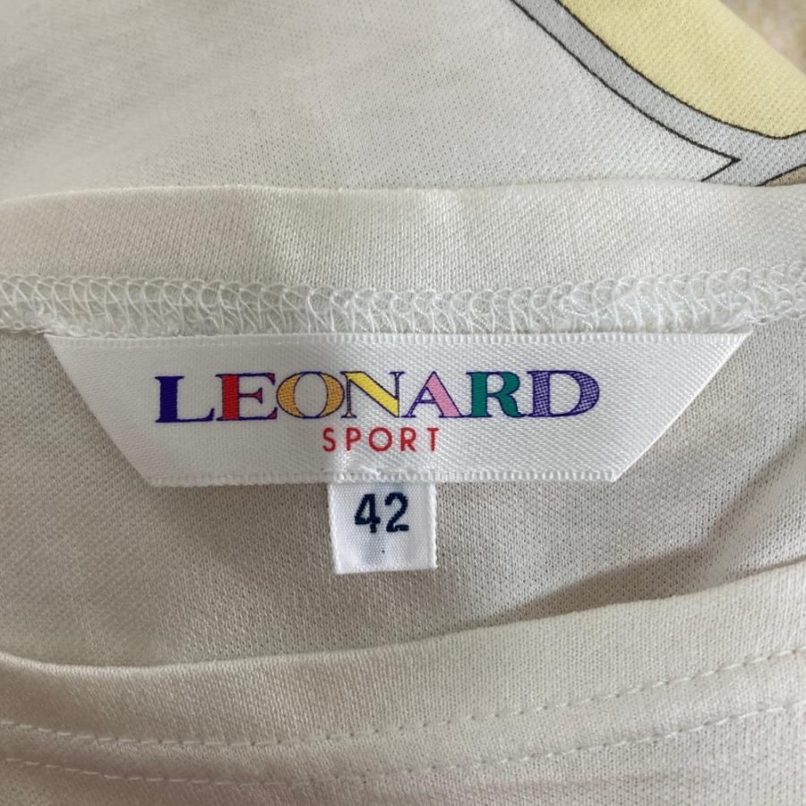 LEONARD SPORT 美品 レオナールスポーツ フラワープリント カットソー