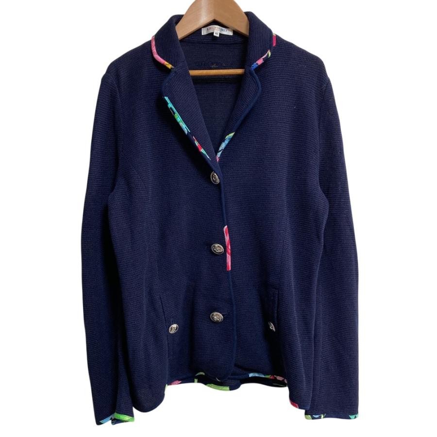 LEONARD SPORT】ジャケット ネイビー 美品 LEONARD SPORT ネイビー 