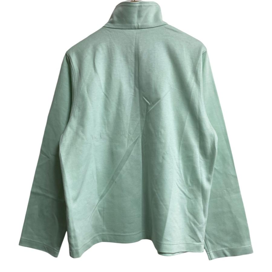 LEONARD SPORT 美品 レオナールスポーツ ロゴ刺〓 ハイネック ジップ