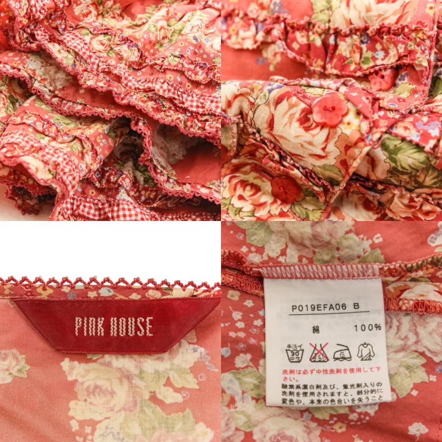 PINK HOUSE（ピンクハウス） 良品 フラワープリント ピコフリル