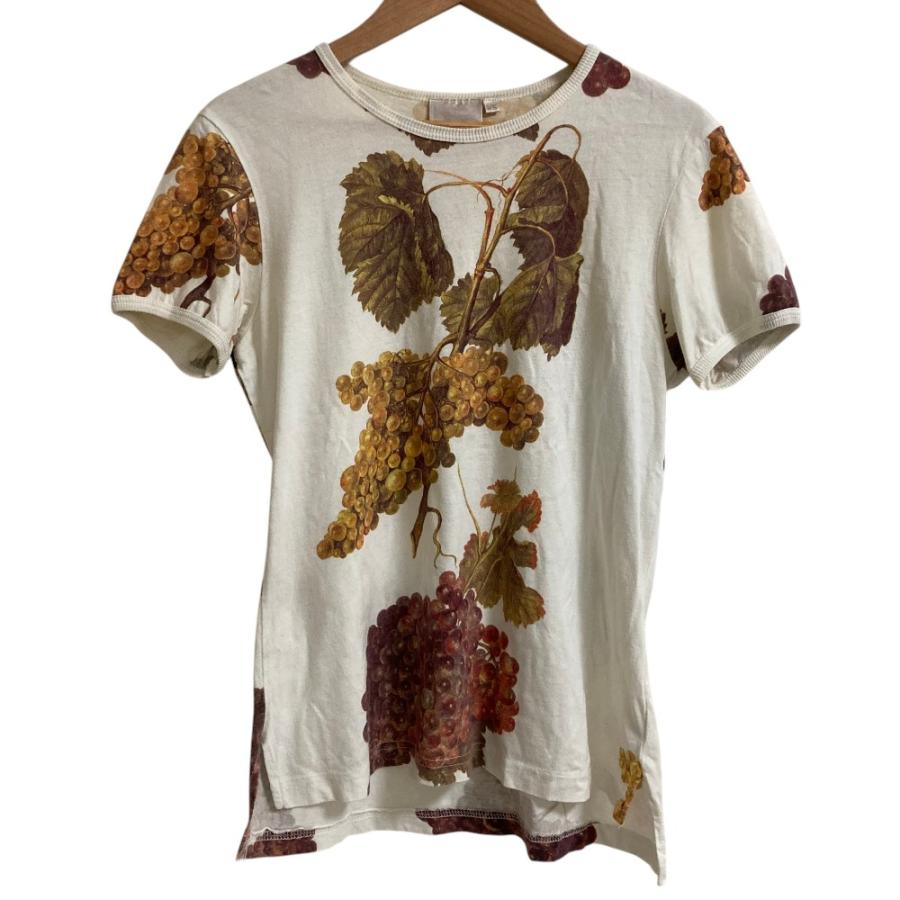 良品 Vivienne Westwood ヴィヴィアンウエストウッドゴールドレーベル ヴィンテージ 葡萄プリント Tシャツ サイズXS ホワイト レディース 古着 中古 USED Vivienne Westwood（ヴィヴィアンウエストウッド） 良品 ヴィヴィアン