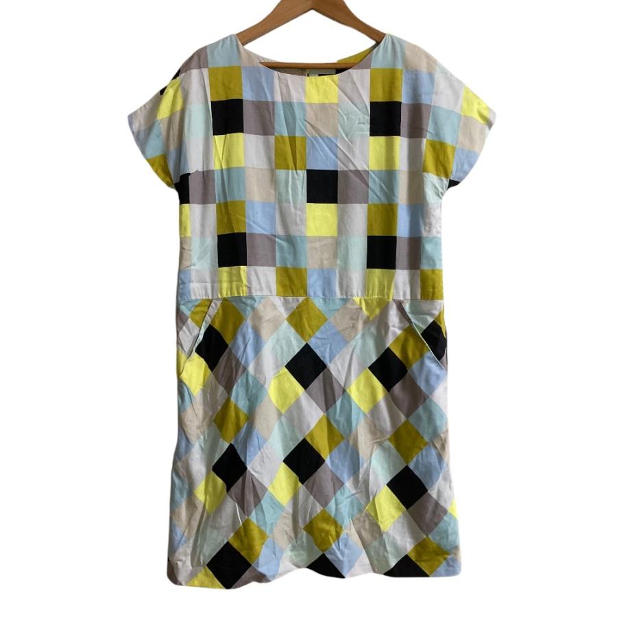 marimekko（マリメッコ） 美品 ブロックチェック ショートスリーブ