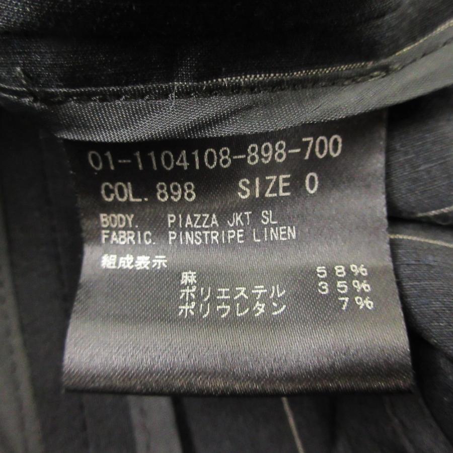 theory（セオリー） 美品 ピンストライプ リネン ダブルブレスト