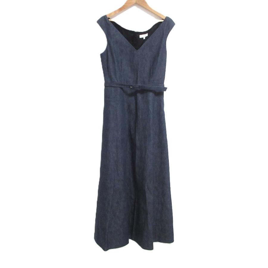 【✨MADISON BLUE 極美品　完売品】ブラックグレーの大人デニム 美品 MADISON BLUE マディソンブルー ノースリーブデニムワンピース