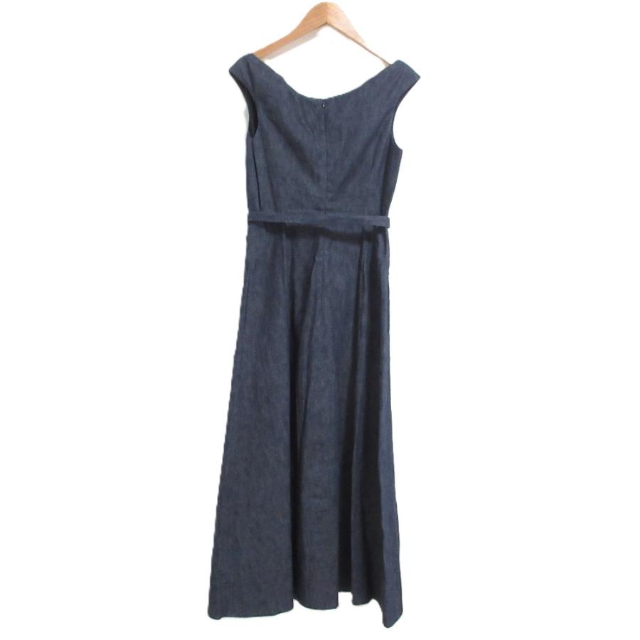 美品 MADISON BLUE マディソンブルー ノースリーブデニムワンピース