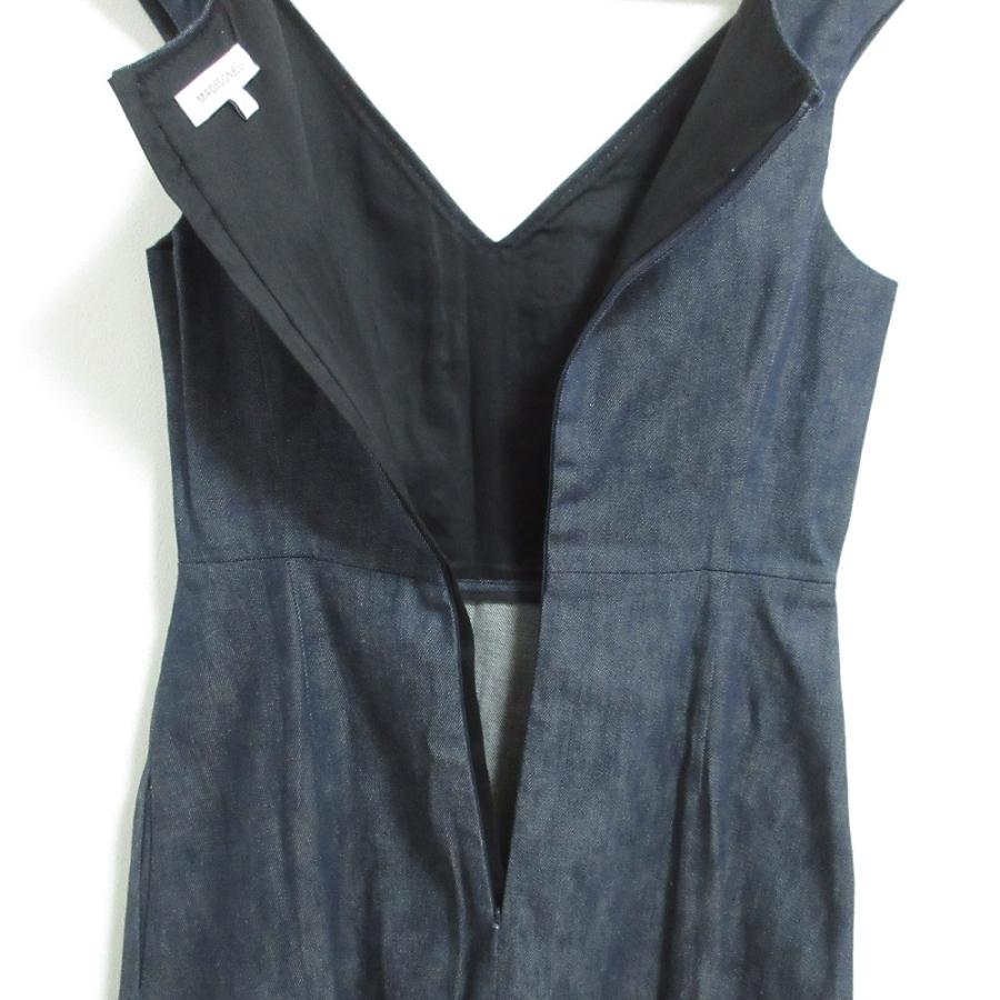 美品 MADISON BLUE マディソンブルー ノースリーブデニムワンピース