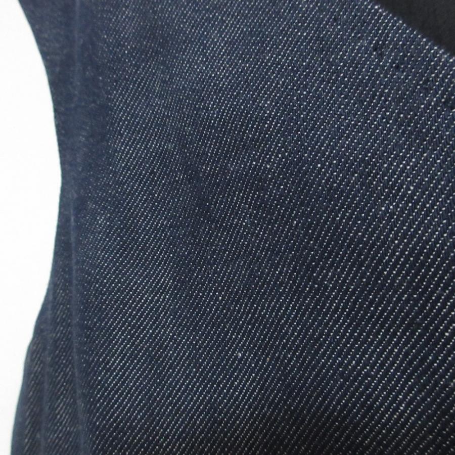 美品 MADISON BLUE マディソンブルー ノースリーブデニムワンピース