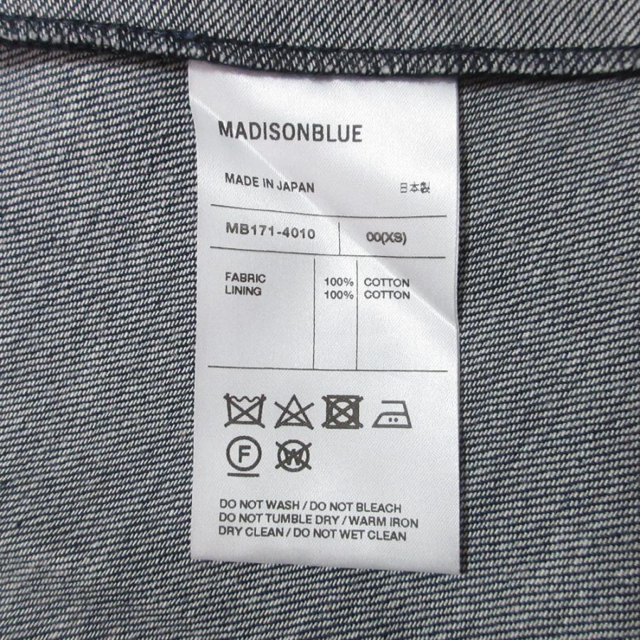 美品 MADISON BLUE マディソンブルー ノースリーブデニムワンピース