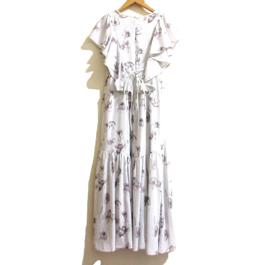 美品 24SS Herlipto ハーリップトゥ Laminak Floral Dress フラワー