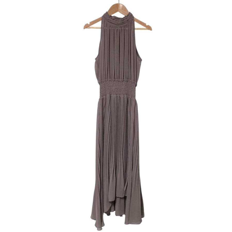 美品 Her Lip to ハーリップトゥ Pleated Chiffon Ribbon Midi Dress 
