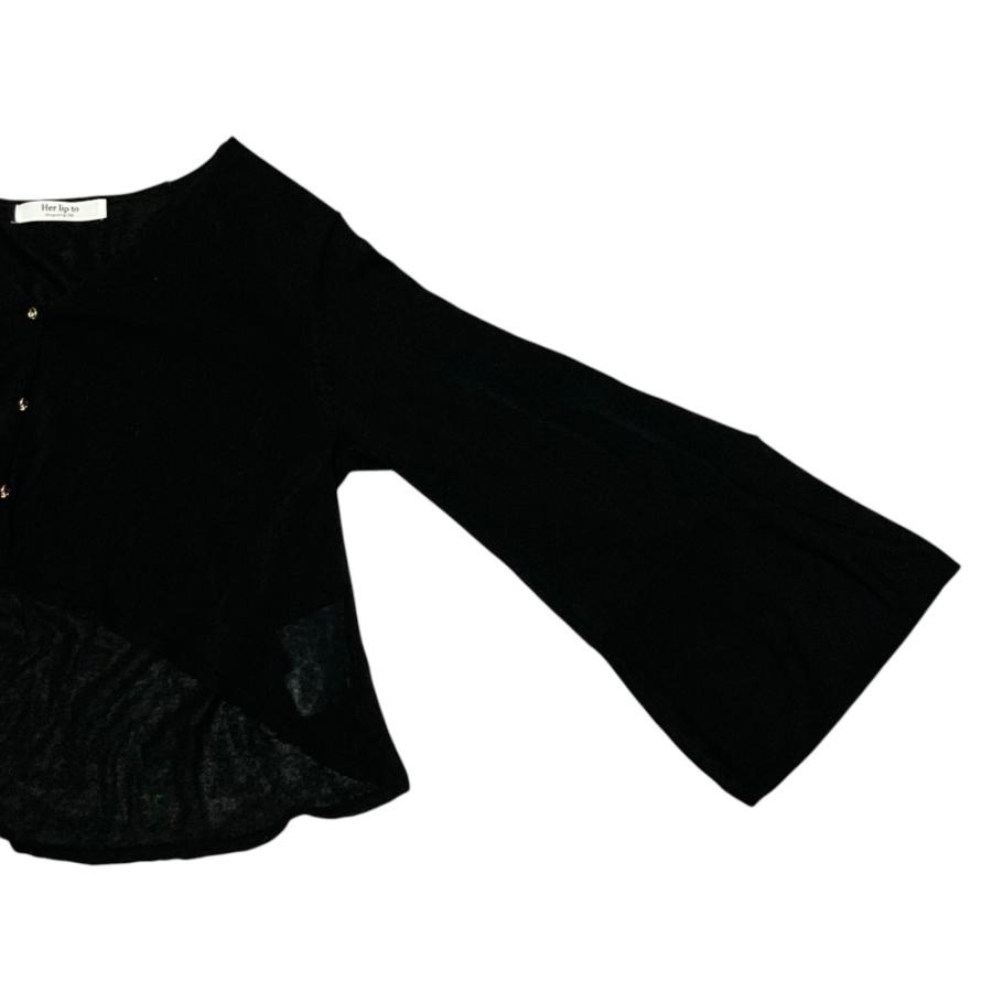 美品 23SS Her lip to ハーリップトゥ UV Knit Dress Cardigan ニット