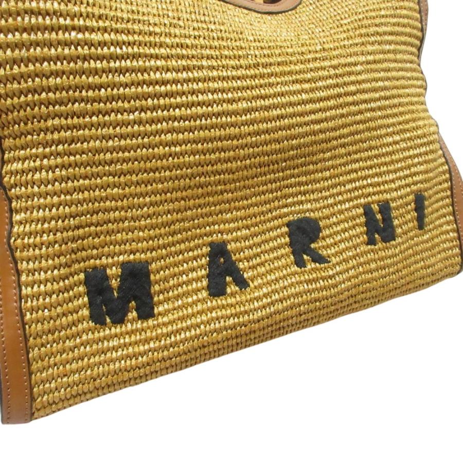 MARNI（マルニ） 美品 MARCEL フリンジ かごバッグ ハンドバッグ