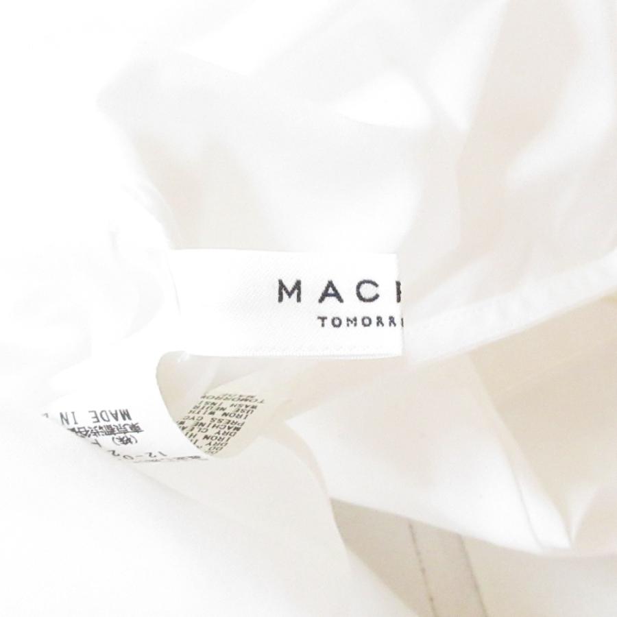 MACPHEE（マカフィー） 新品同様 フリルカラー 7分袖 ブラウス シャツ 