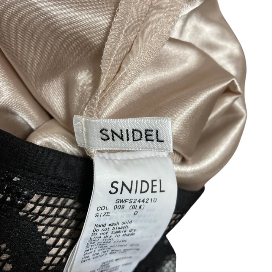 美品 24AW SNIDEL スナイデル レースアップマーメイドスカート SWFS244210 サイズ0 ブラック レディース 古着 中古 | SNIDEL | 03