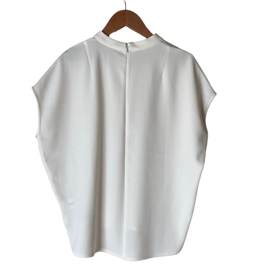 美品 SOEJU ソージュ スタンドカラーコクーンブラウス S-01-SB-063 S