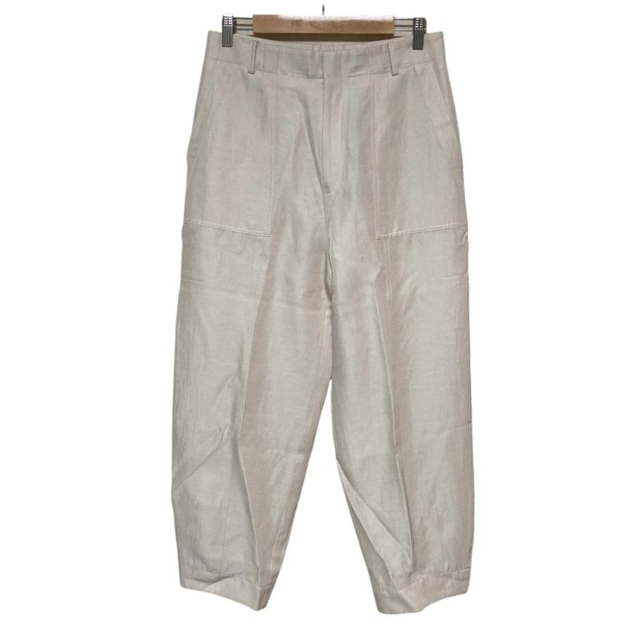 ebure 美品 24SS ebure エブール リネンアセテート パンツ 3910600550