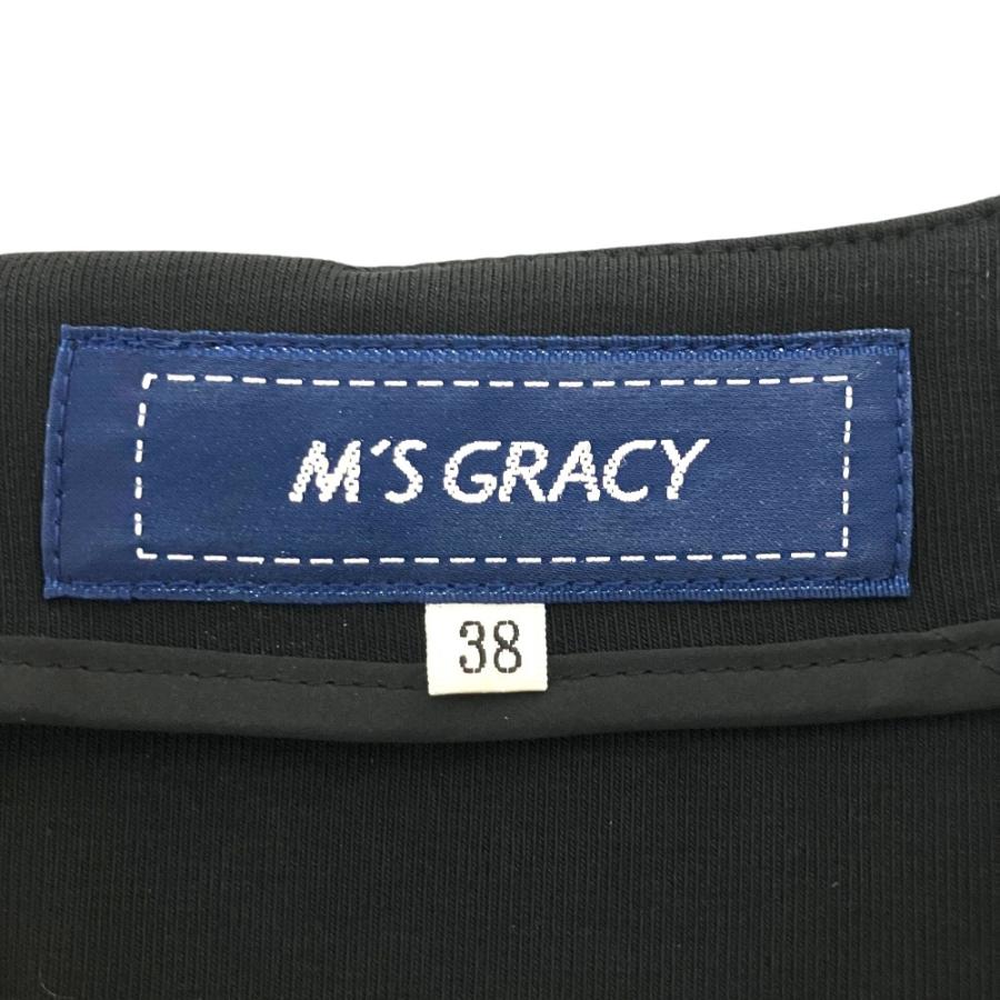 M'S GRACY（エムズグレイシー） 美品 ハート刺繍 ショートスリーブ