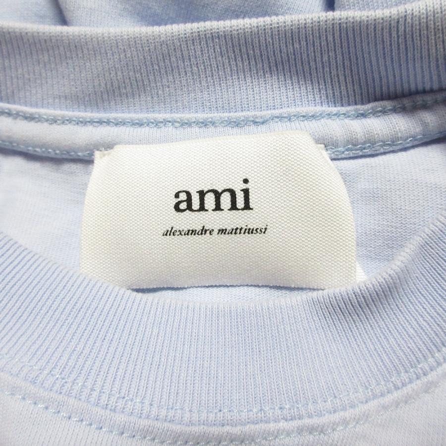 美品 AMI PARIS アミパリス DE COEUR ハートロゴ 刺繍 半袖 Tシャツ