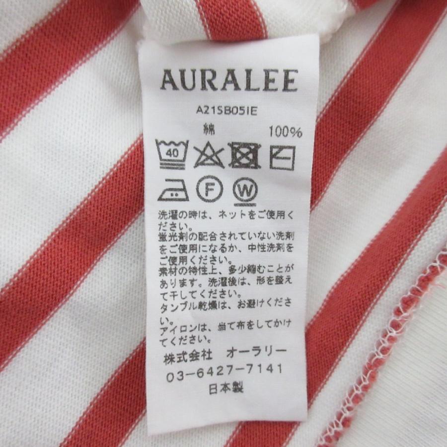 AURALEE（オーラリー） 美品 イエナ別注 バスクボーダーロングスリーブ