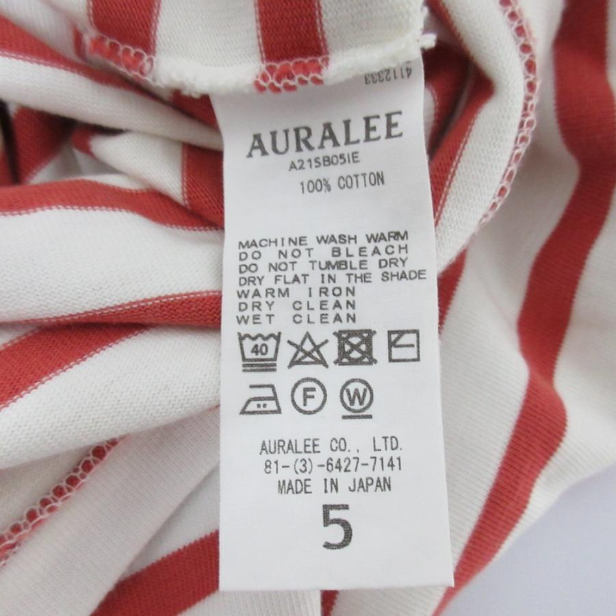 AURALEE（オーラリー） 美品 イエナ別注 バスクボーダーロングスリーブ
