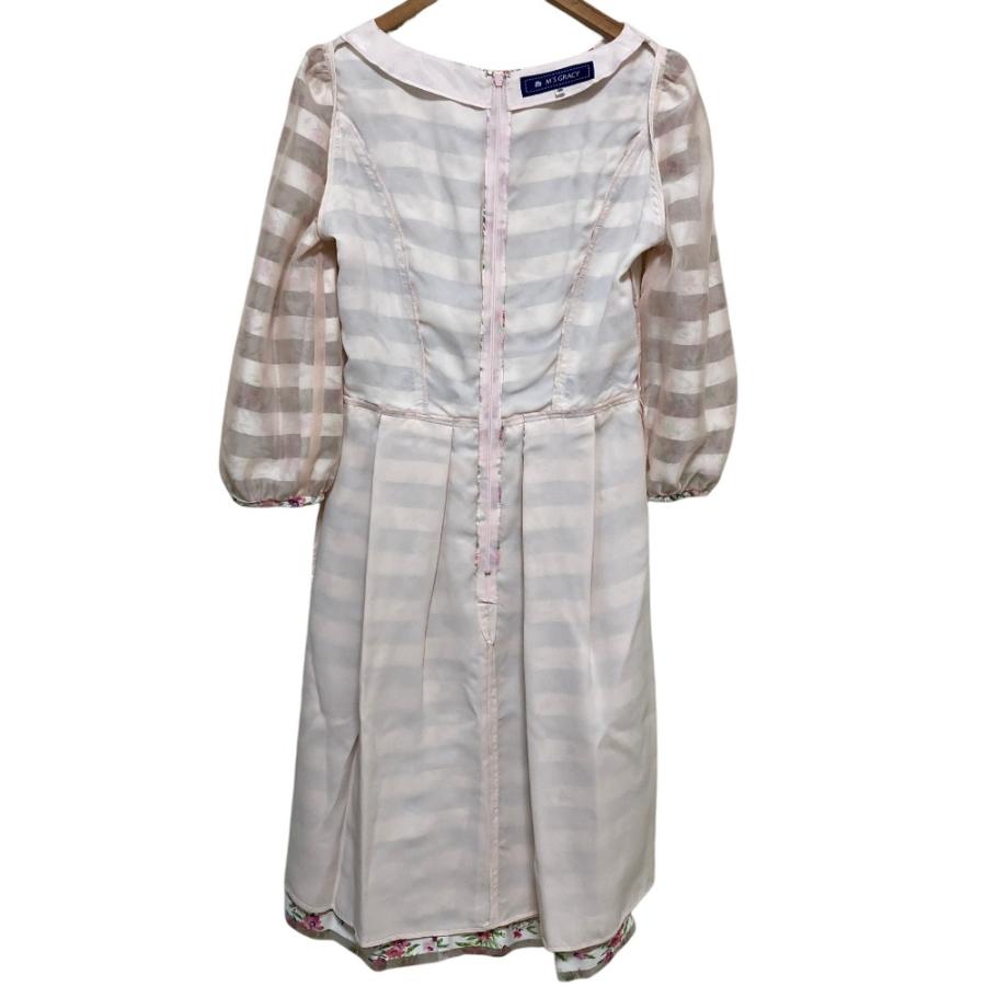 M'S GRACY（エムズグレイシー） 美品 フラワープリント ボーダー