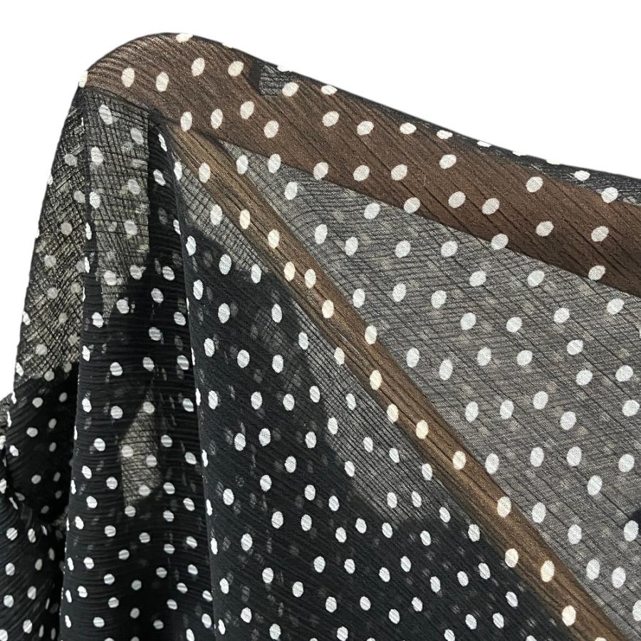 IENA（イエナ） 美品 25AW IENA 楊柳フリルブラウス ドット柄 ロング 