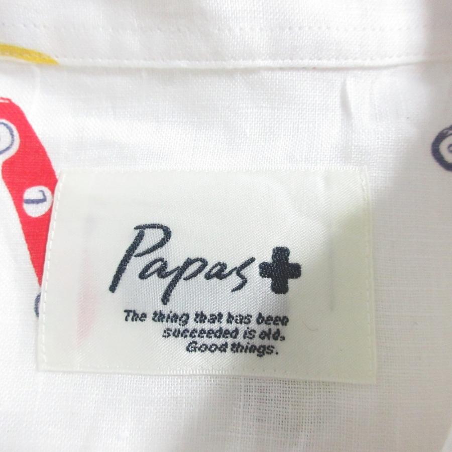 PAPAS（パパス） 美品 Papas+ プラス 車 カープリント リネン ショート