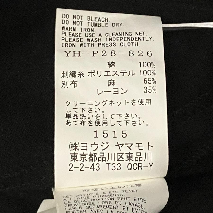 美品 23SS Y's Yohji Yamamoto ワイズ ヨウジヤマモト COTTON