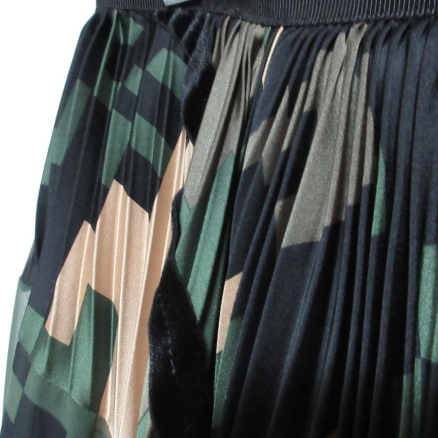 sacai（サカイ） デジカモ プリーツラップスカート 17-03284 サイズ2