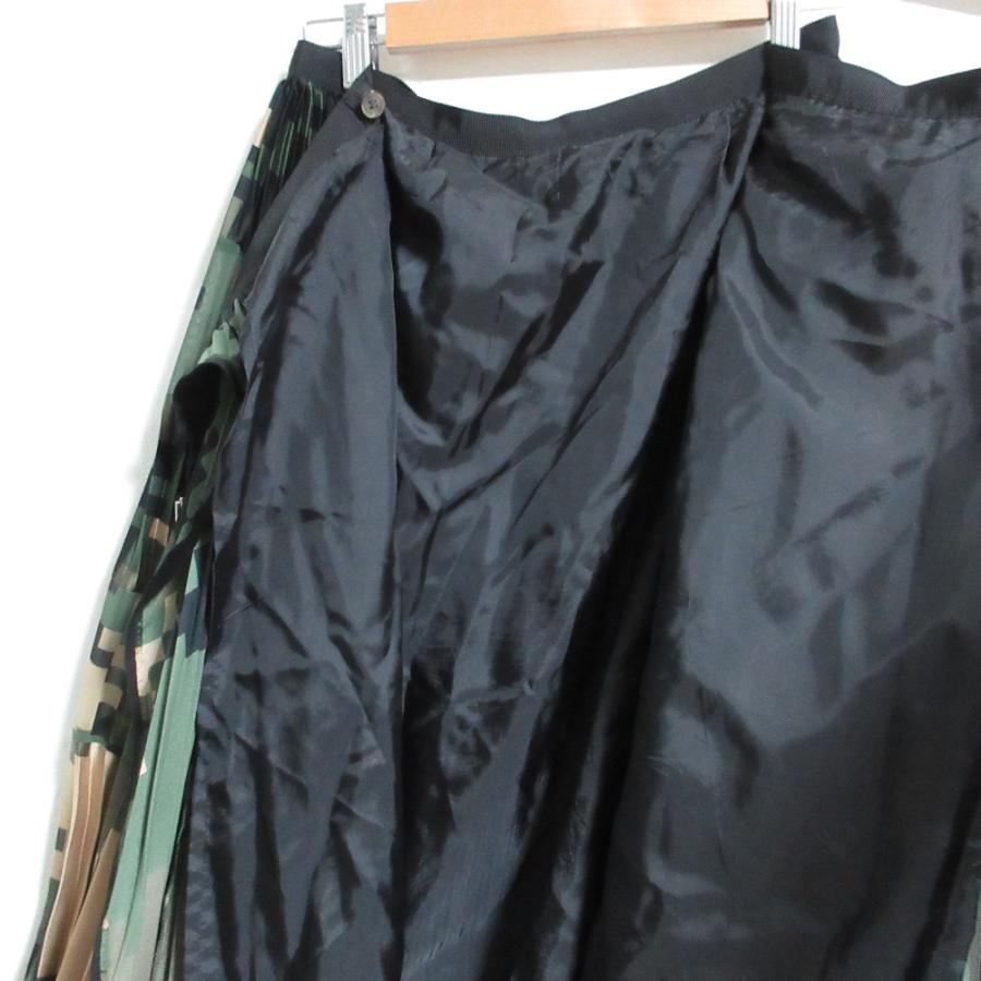 sacai（サカイ） デジカモ プリーツラップスカート 17-03284 サイズ2