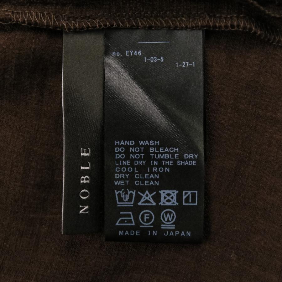 NOBLE（ノーブル） 美品 25SS NOBLE ファジーリネンニュアンス