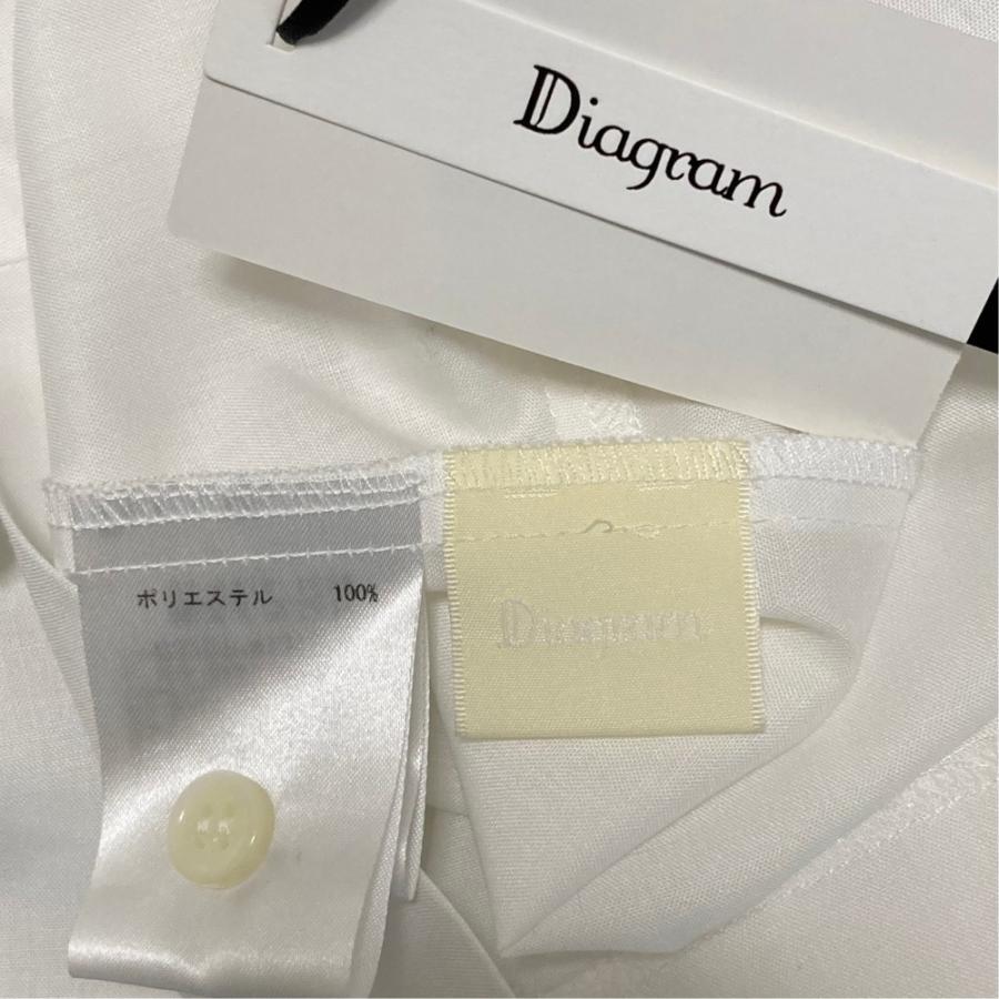 Diagram 新品同様 25SS Diagram ダイアグラム ビジューシャツ サイズ38 