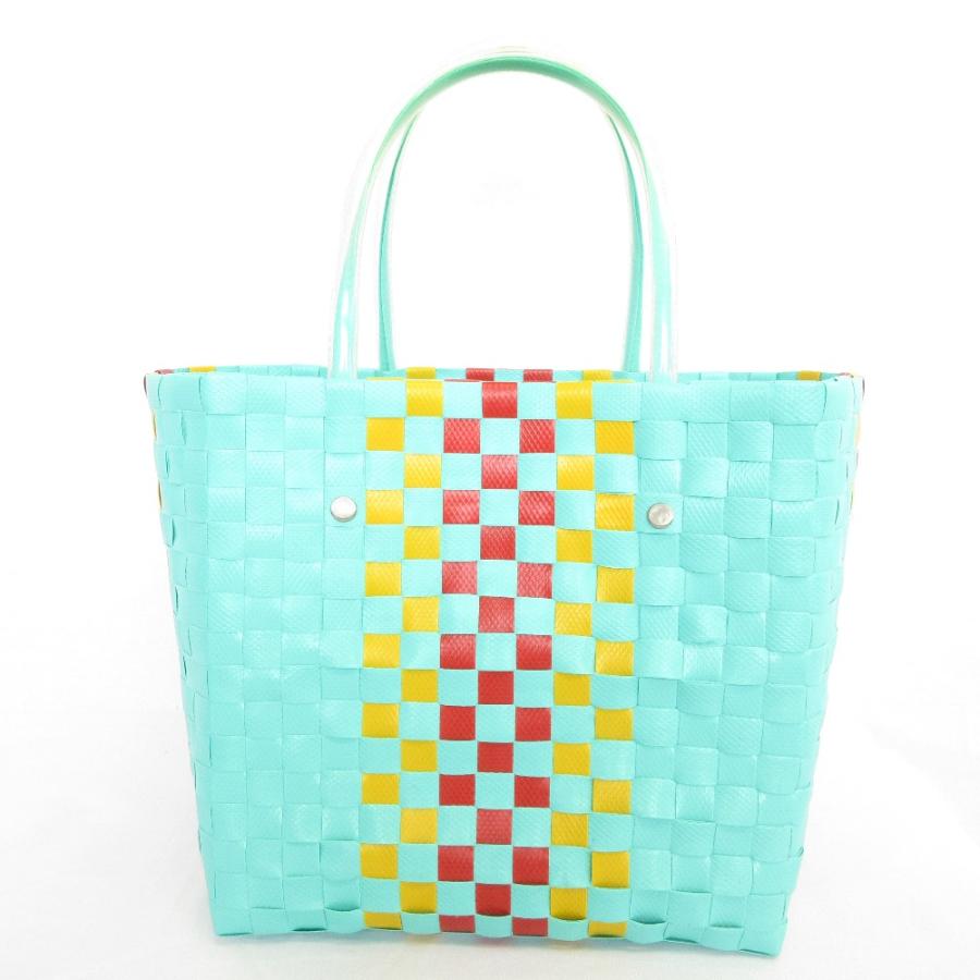 MARNI（マルニ） 良品 ピクニックバッグ カゴバッグ ライトブルー