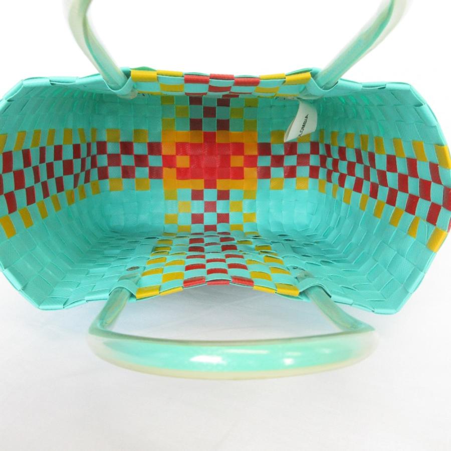 MARNI（マルニ） 良品 ピクニックバッグ カゴバッグ ライトブルー