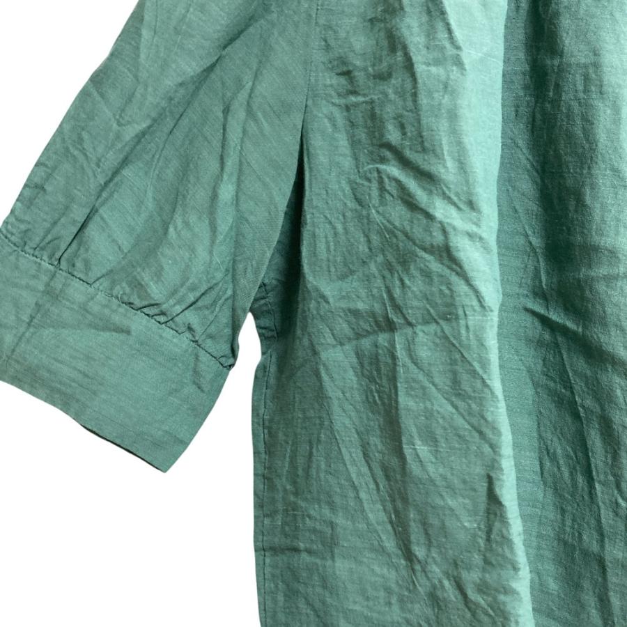 pas de calais（パドカレ） 美品 テンセルラミー スタンドカラー