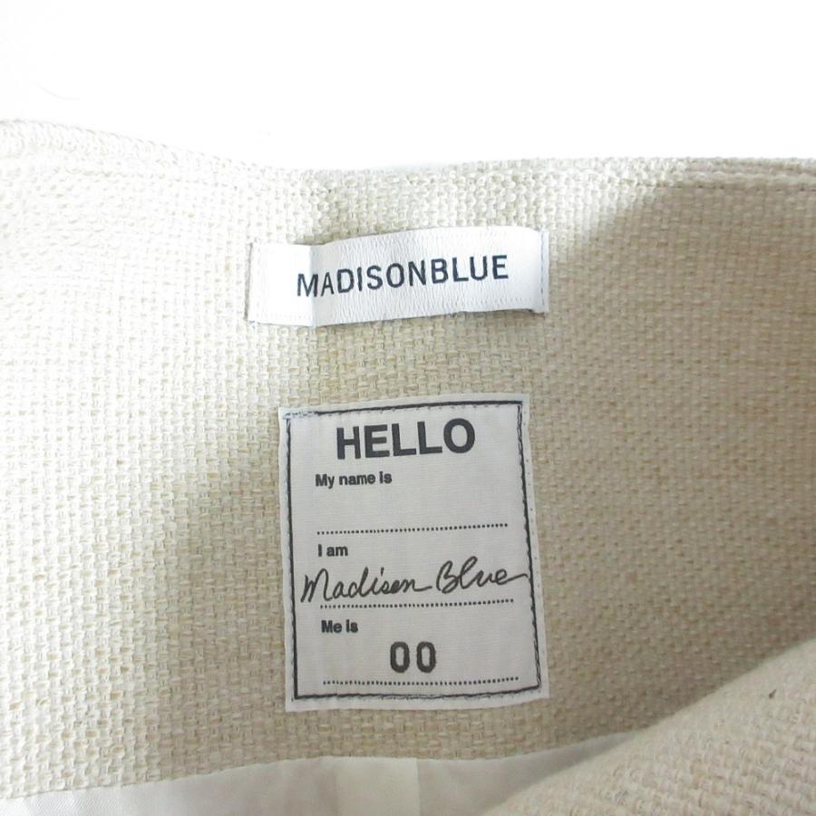 美品 MADISONBLUE マディソンブルー リネン ハイウエストタイト