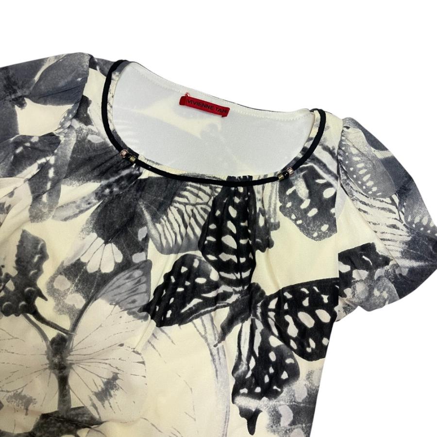 VIVIENNE TAM（ヴィヴィアンタム） 美品 バタフライプリント ショート 
