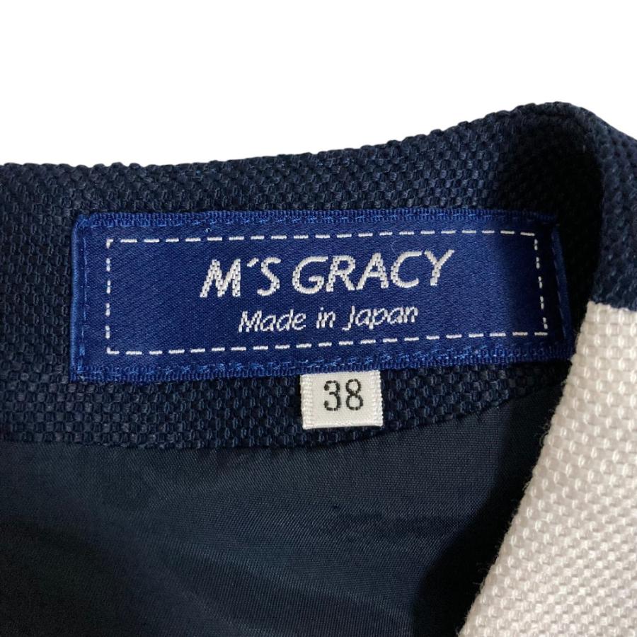 M'S GRACY（エムズグレイシー） 美品 バイカラー ワンピース サイズ38