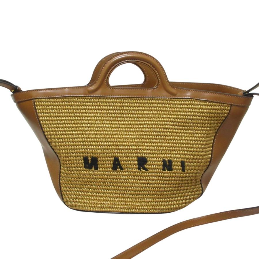 MARNI（マルニ） 美品 トロピカリア レザーコンビ 2WAY ショルダー 