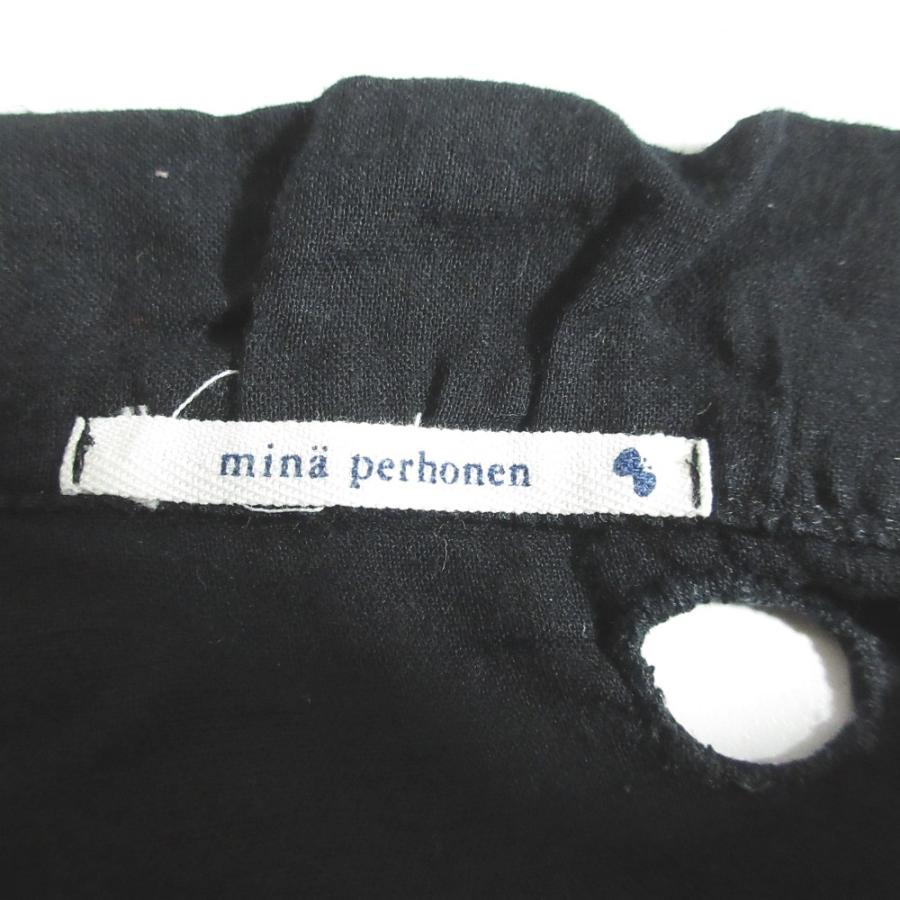 mina perhonen（ミナペルホネン） 美品 vapor カットワークブラウス 