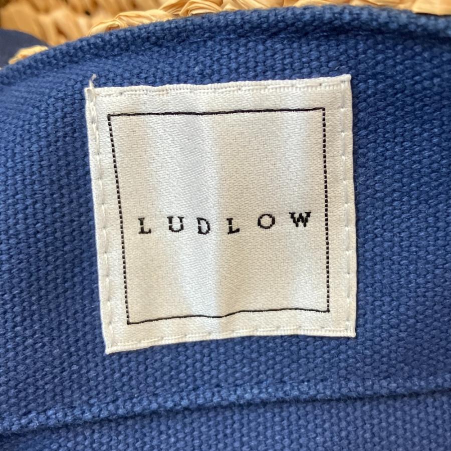 LUDLOW（ラドロー） 新品同様 グレープハンドル フリル かごバッグ