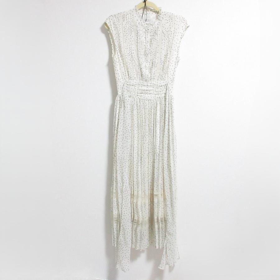 未使用 Her lip to ハーリップトゥ Polka Dot Side Bow Pleated Dress