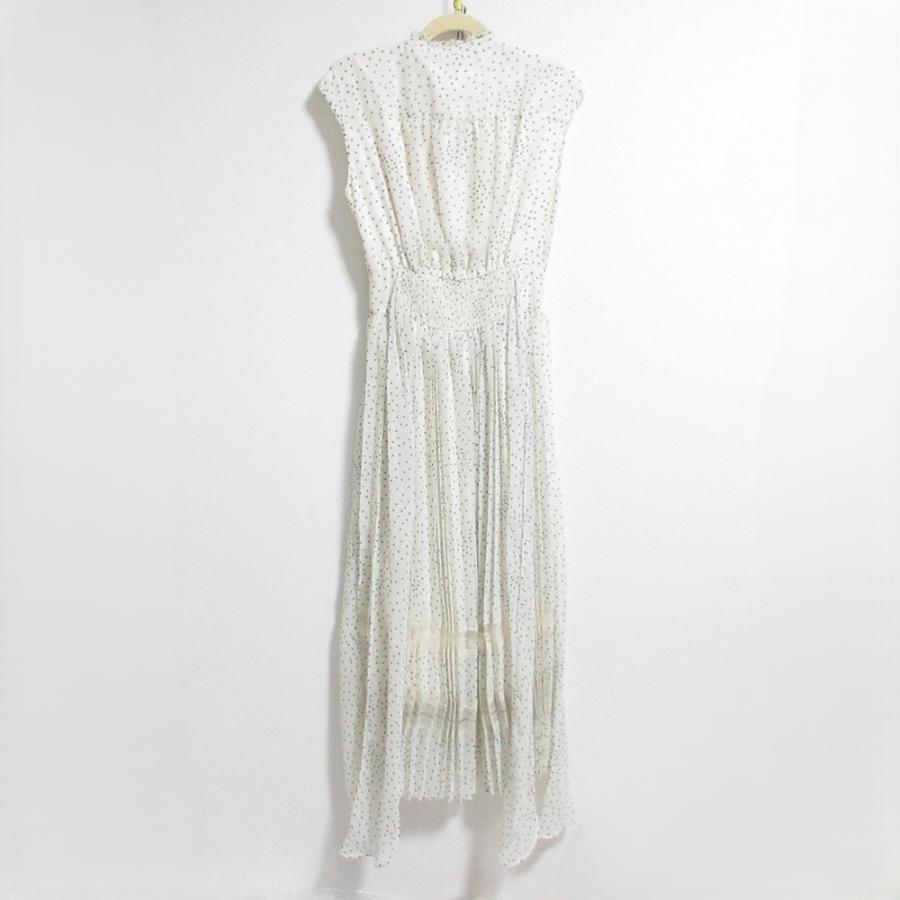 未使用 Her lip to ハーリップトゥ Polka Dot Side Bow Pleated Dress