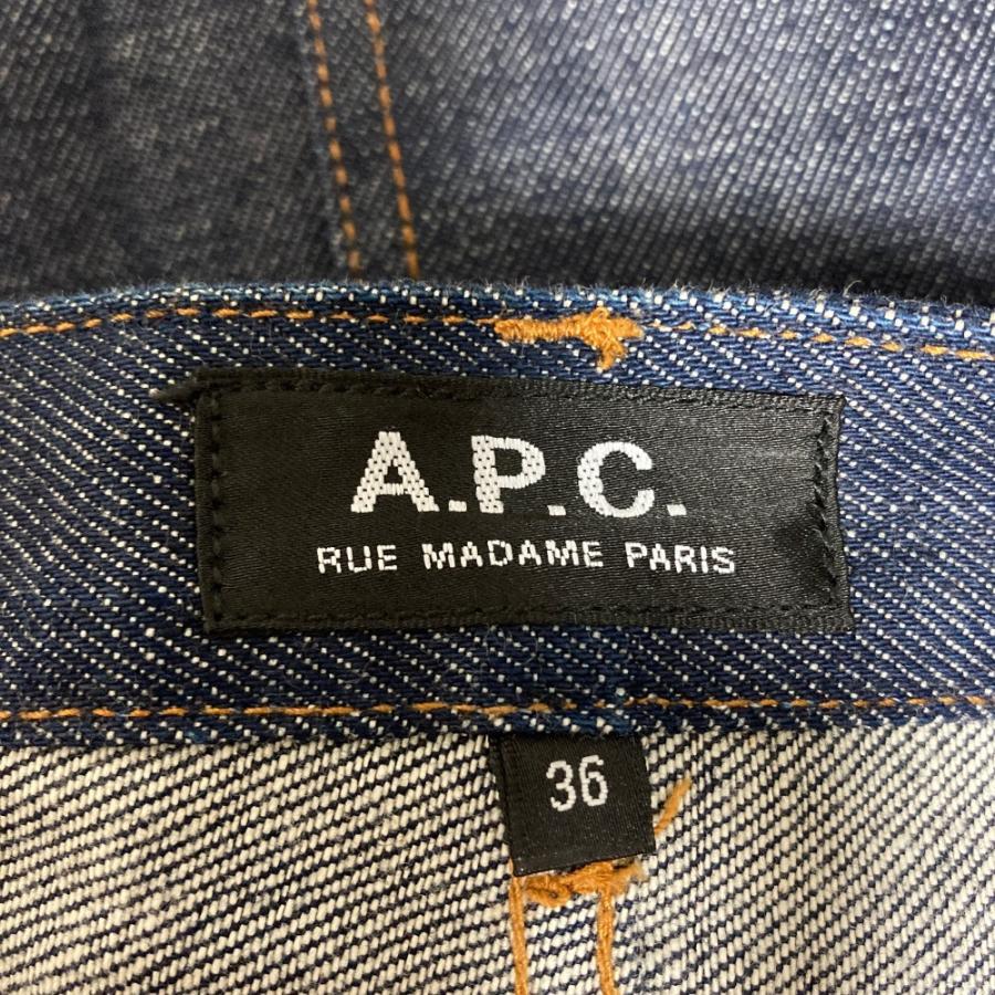 A.P.C.（アーペーセー） 美品 デニムミニスカート サイズ36 インディゴ