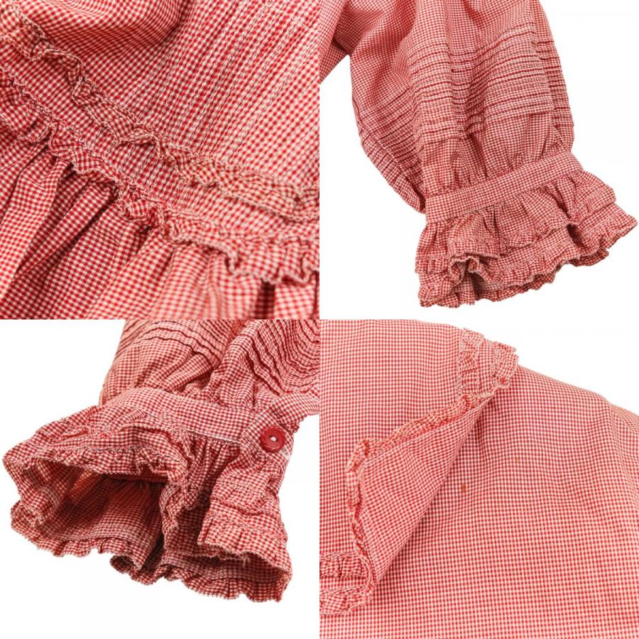 PINK HOUSE（ピンクハウス） 美品 ギンガムチェック 半袖 セーラー