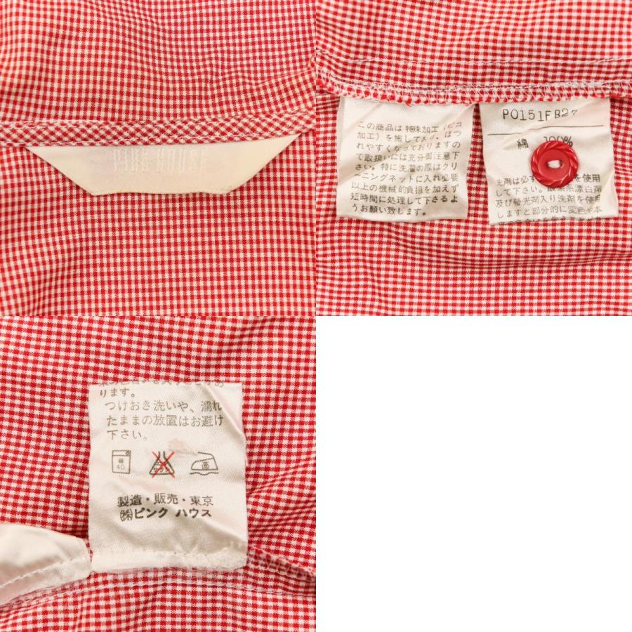 PINK HOUSE（ピンクハウス） 美品 ギンガムチェック 半袖 セーラー