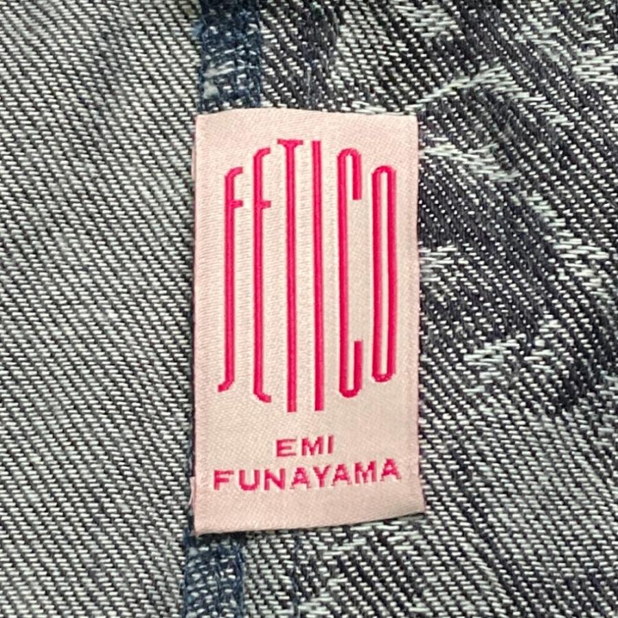 FETICO（フェティコ） 良品 25SS ROSE DENIM BUSTIER 花柄カットワーク