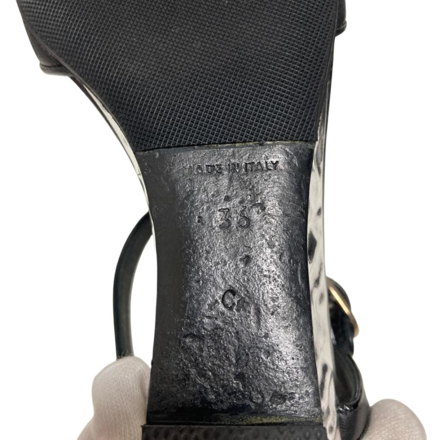 CHANEL（シャネル） 良品 Tストラップ レザー ウェッジサンダル G26757