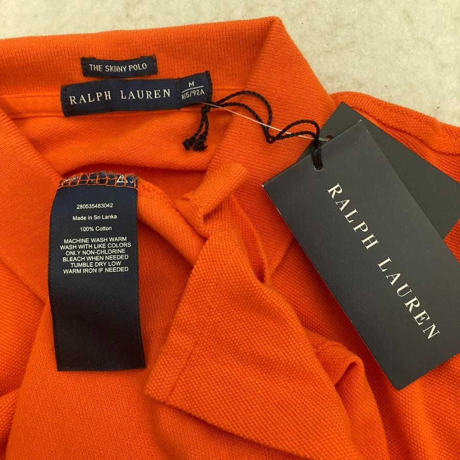 Ralph Lauren The Skinny Polo M 半袖　未使用品 未使用 RALPH LAUREN ラルフローレン THE SKINNY POLO ポニーロゴ刺繍